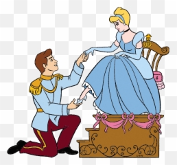 Cinderella Disney Princess Clip Art - Cinderella And Glass Slipper Png,Cinderella Png