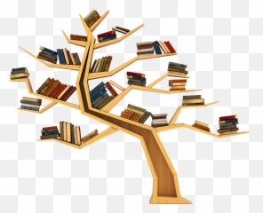 Bookcase Tree Transprent Png Free - Bookcase Png Transparent,Bookshelf Png