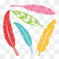 Feathers Silhouette Png Image - Cute Clipart