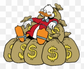 Ducktales Scrooge Mcduck Lying - Scrooge Mcduck Money Bags Png,Scrooge Mcduck Png