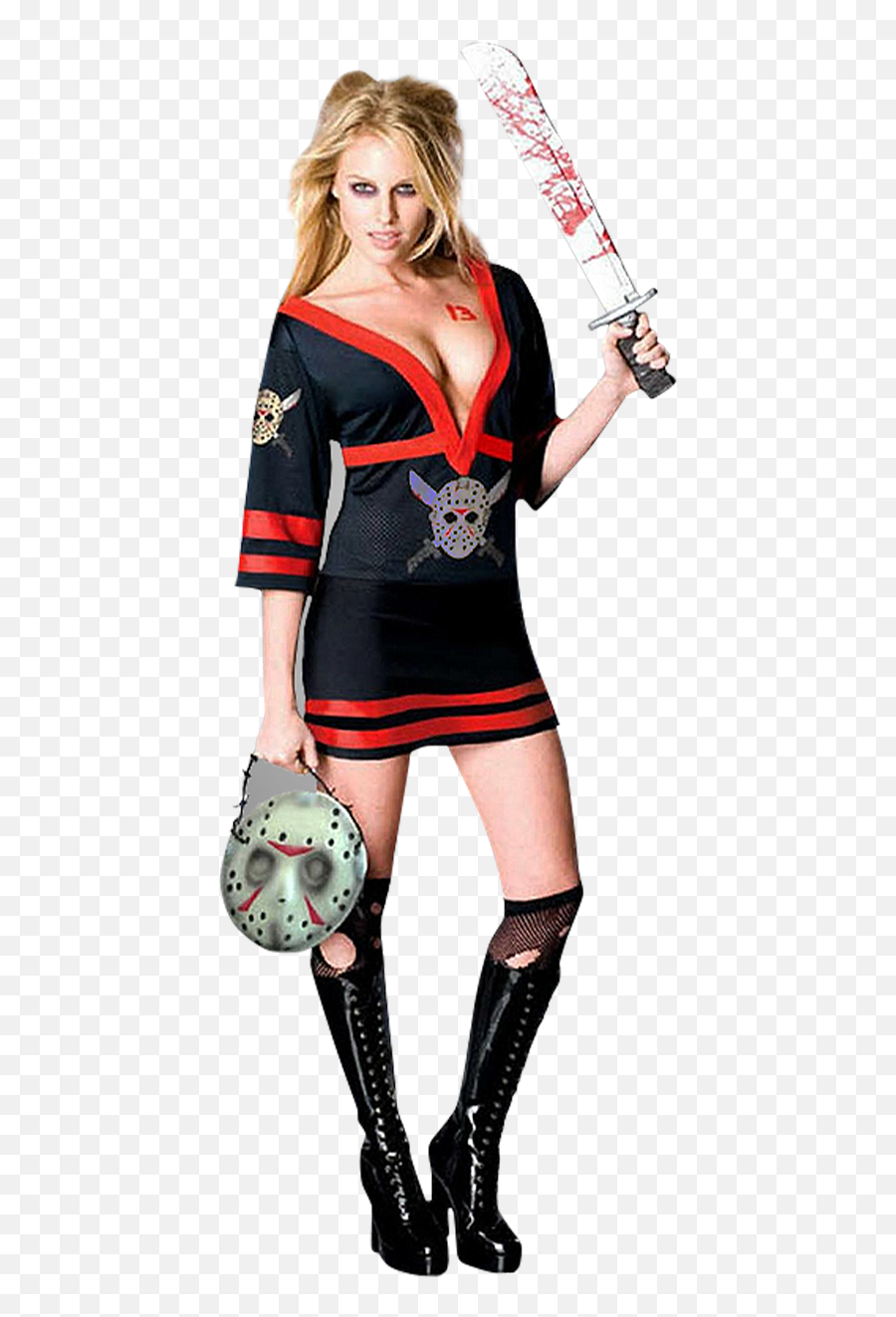 Friday The 13th Miss Jason Voorhees Costume - Sexy Jason Voorhees Costume Png,Jason Voorhees Mask Png