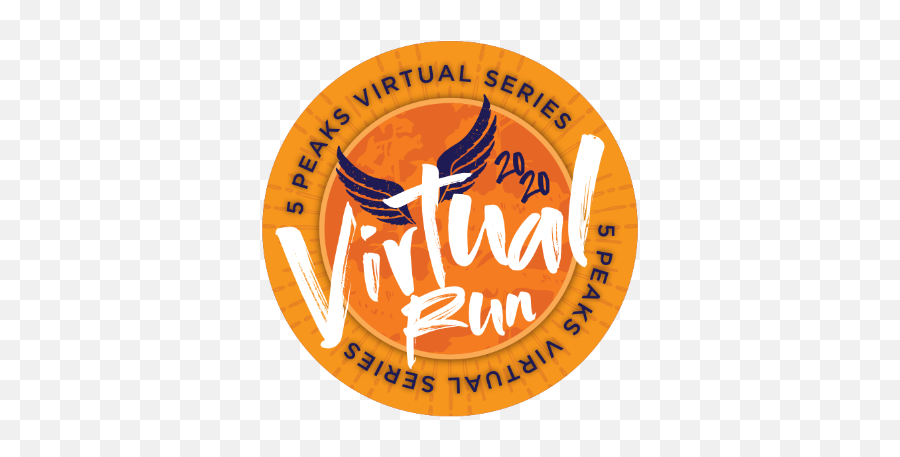 2020 5 Peaks Virtual Run Series - Virtual Run Logo Png,Run Png