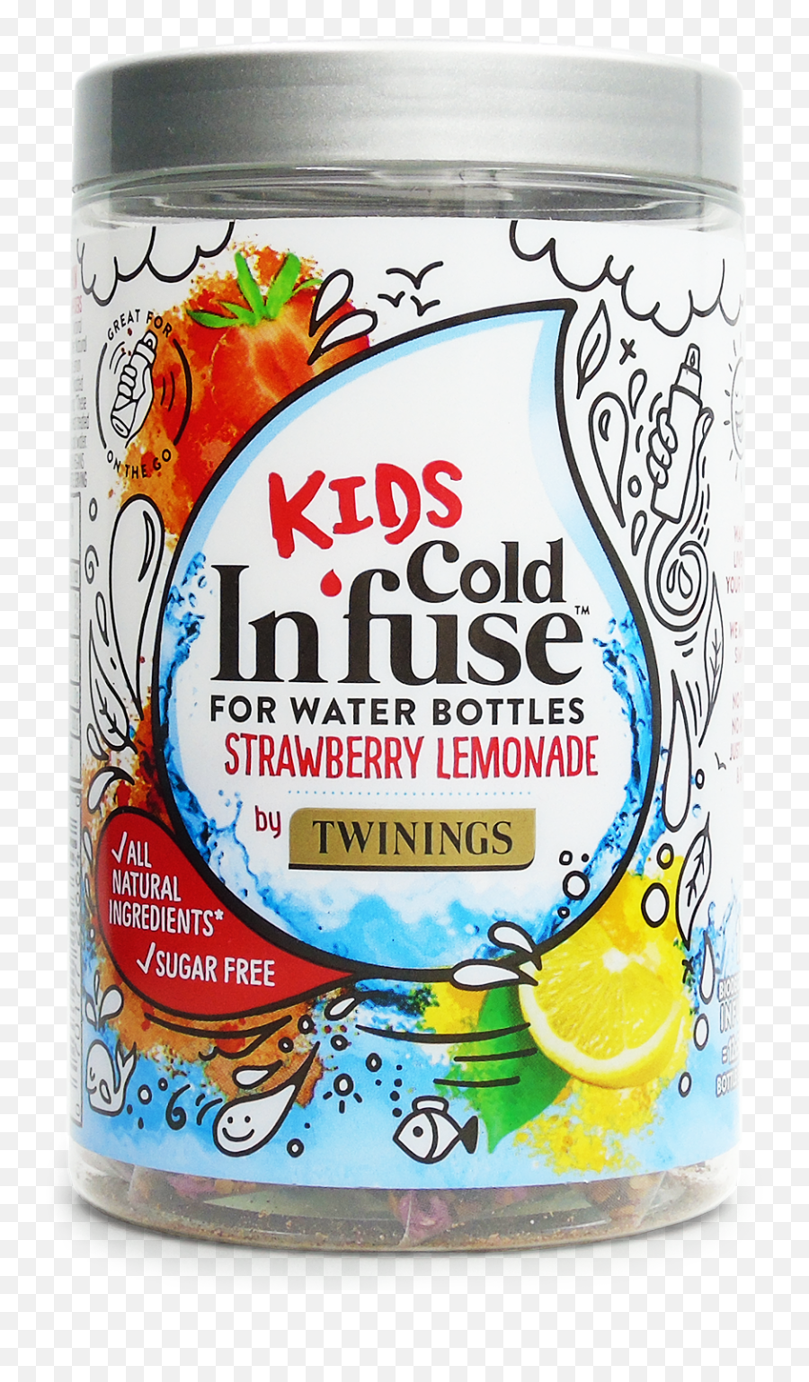Strawberry Lemonade - Twinings Cold Infuse Kids Png,Lemonade Png