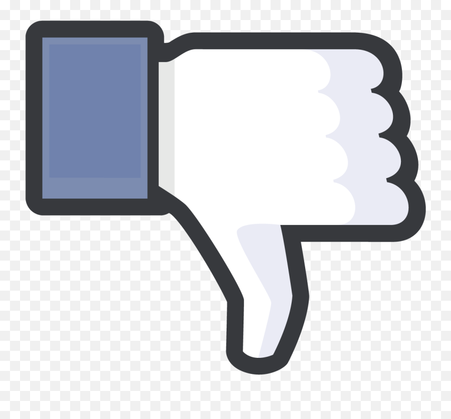 Thumbs Down Icon Black Outline - Facebook Like Down Png,Facebook Like Png