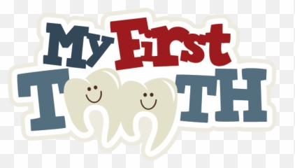 My First Tooth Svg Scrapbook Title Files For - First Tooth Clip Art Png,1st Png