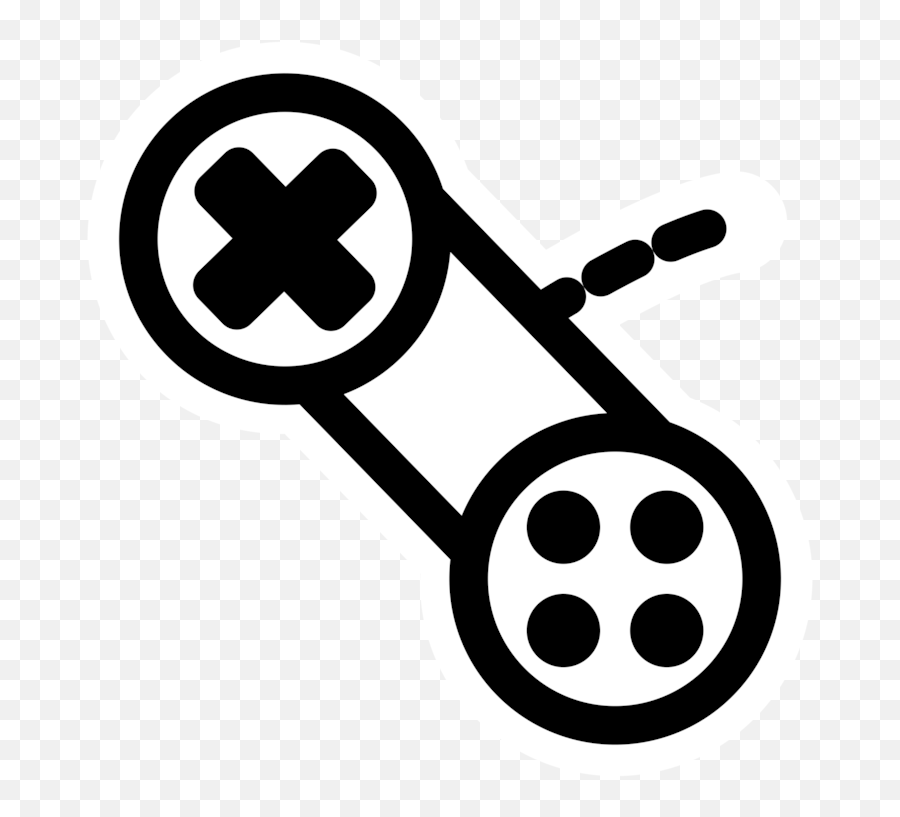 Lineblack And Whitexbox 360 Controller Png Clipart - Video Games No Background,Xbox 360 Controller Png