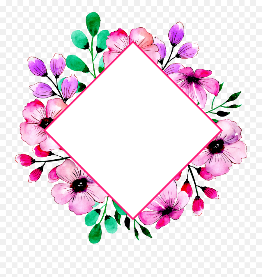 Free Png Floral Frame - Konfest Portable Network Graphics,Wedding Frame Png