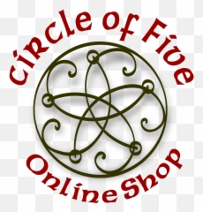 Scrollwork Circle Of Five - png