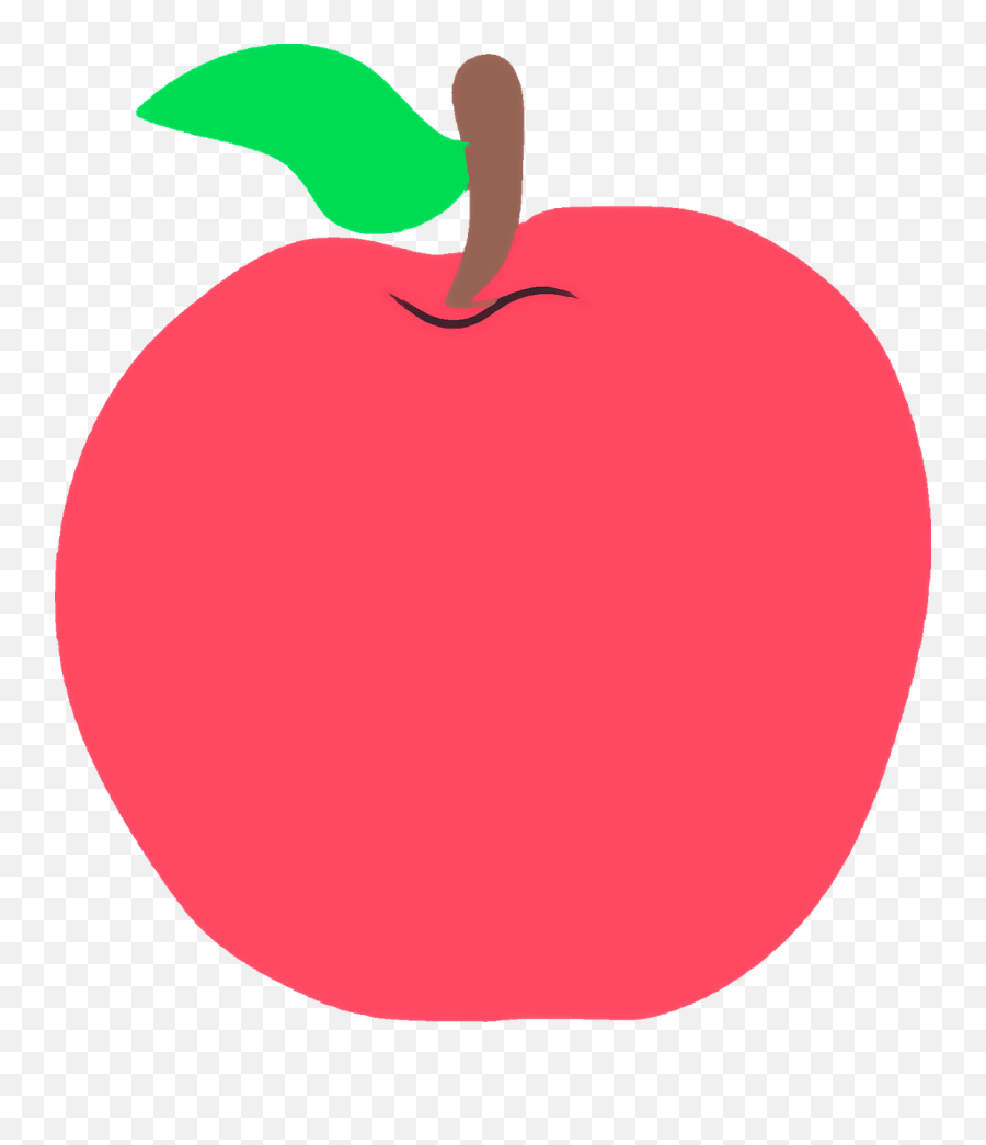 Red Apple Clipart Free Download Transparent Png Creazilla - Cute Apple Clipart Free,Apple Clipart Png