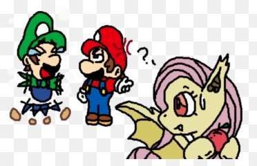 Luigi Mario Help My Little Pony Friendship Is Magic - Mario My Little Pony Png,Luigi Transparent Background