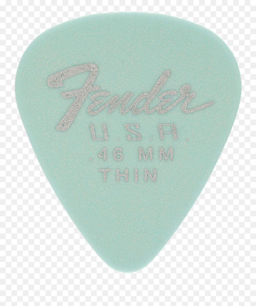 Fender 351 Dura - Tone Derlin Guitar Picks 12pack 46 Daphne Blue 1987351700 Illustration Png,Guitar Pick Png