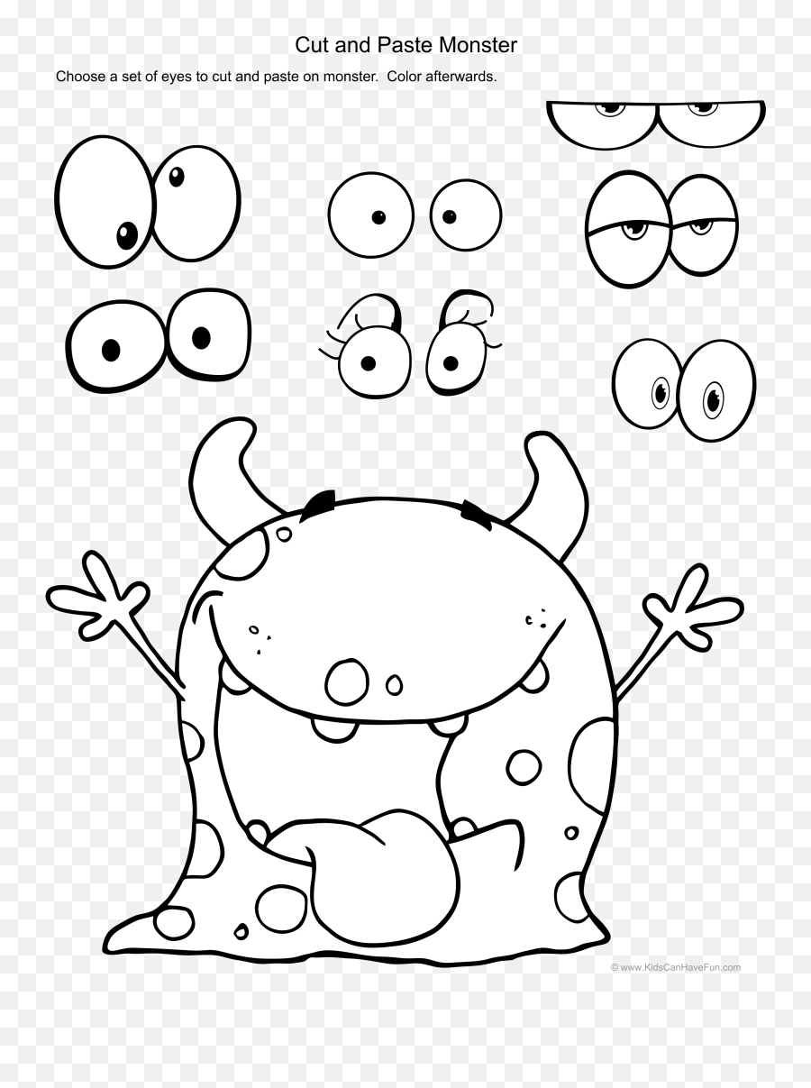 Monster Mouth Png - Cut And Paste Cut And Paste Monster Dot,Monster Mouth Png