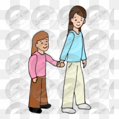 Hold Hands Picture For Classroom Therapy Use - Great Holding png