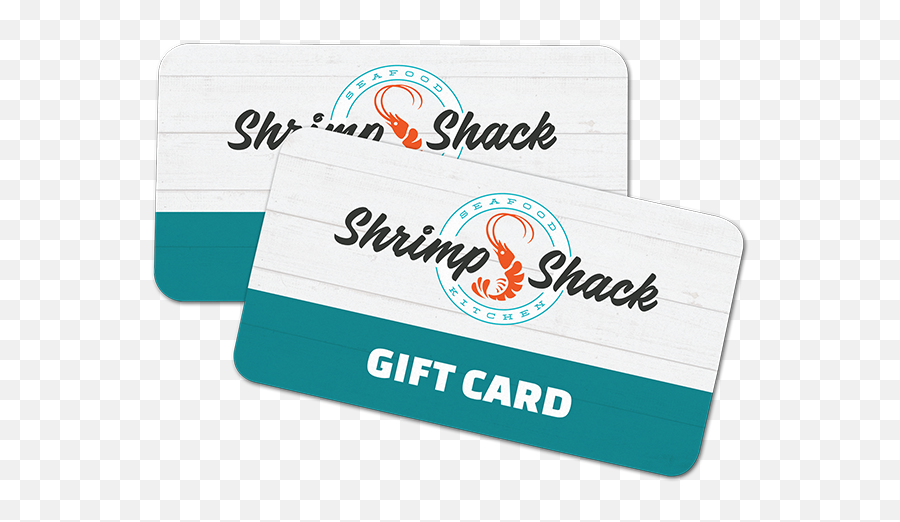 Gift Cards Shrimp Shack Seafood Kitchen - Horizontal Png,Gift Card Png