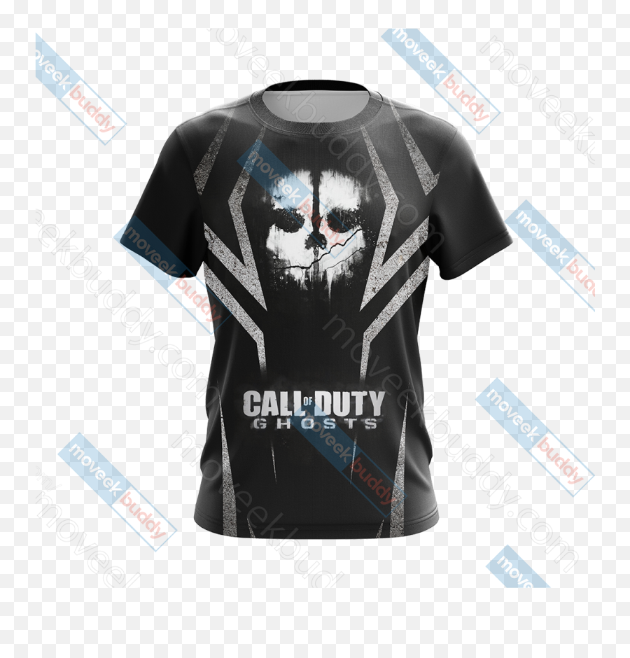 Call Of Duty - Ghosts New Version Unisex 3d Tshirt Call Of Duty Black Ops Png,Cod Ghosts Logo