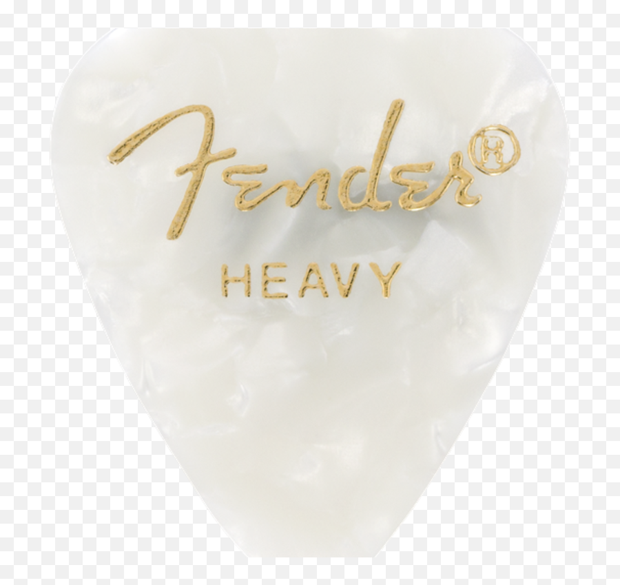 Fender White Moto Heavy Picks 12pk - Solid Png,Fender Logo Font