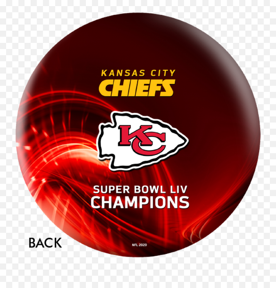 Ottb Kansas City Chiefs Bowling Ball Super Bowl 54 Champions - Red Kansas City Chiefs Super Bowl Car Png,Super Bowl Png