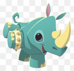 Rhino Wearing Spike - Animals Animal Jam Png,Animal Jam Png