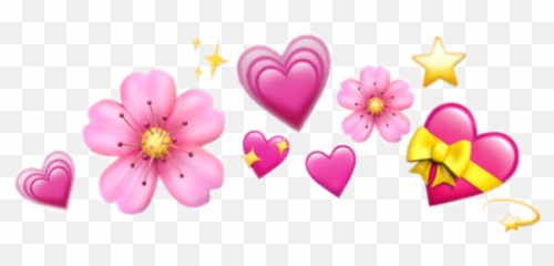 Download Hd Heart Emoji Crown Png Transparent Image