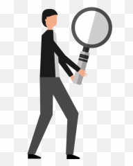 Boy With Magnifying Glass Clipart - Clipart World Racketlon png