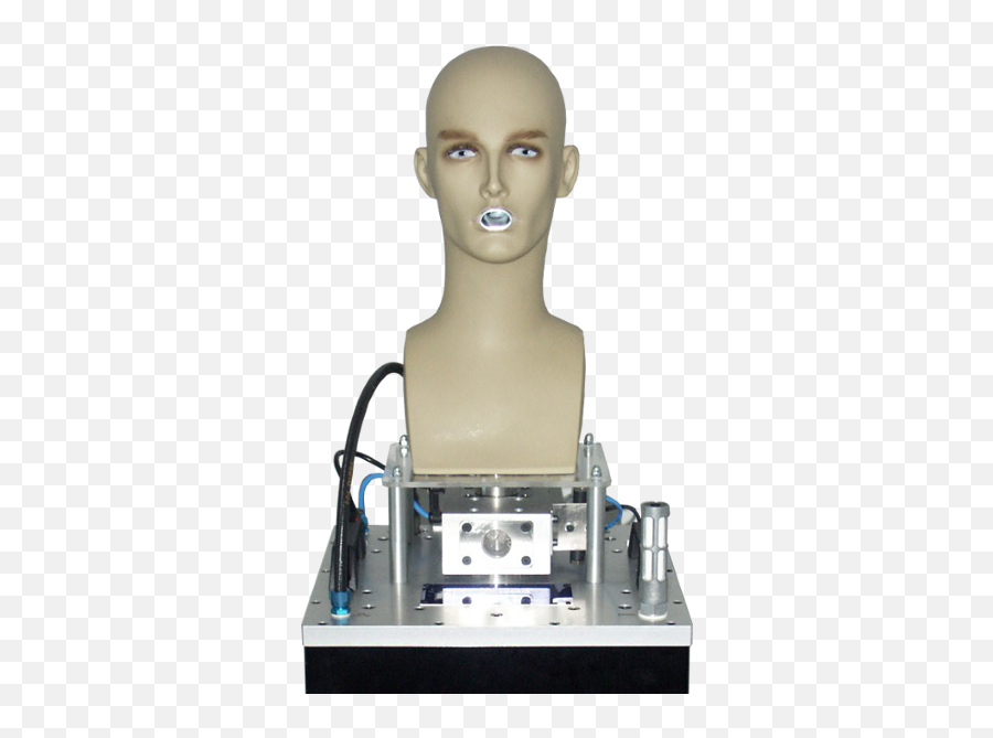 Human Breathing Mask Testing - Siplan Electronics Research Mannequin Png,Mannequin Head Png