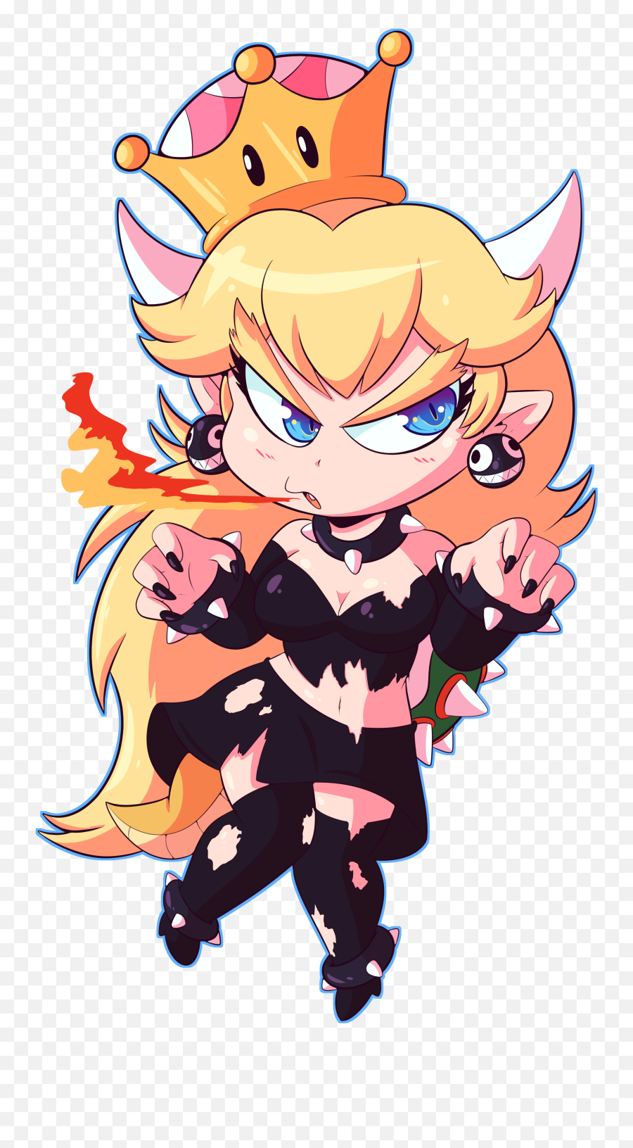 Chibi Bowsette - Fictional Character Png,Bowsette Png