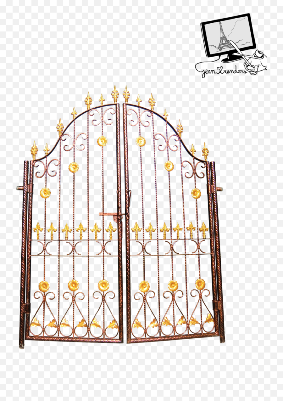 Download Hd Clipart Resolution 10241365 - Transparent Gold Golden Gates Png,Gate Png