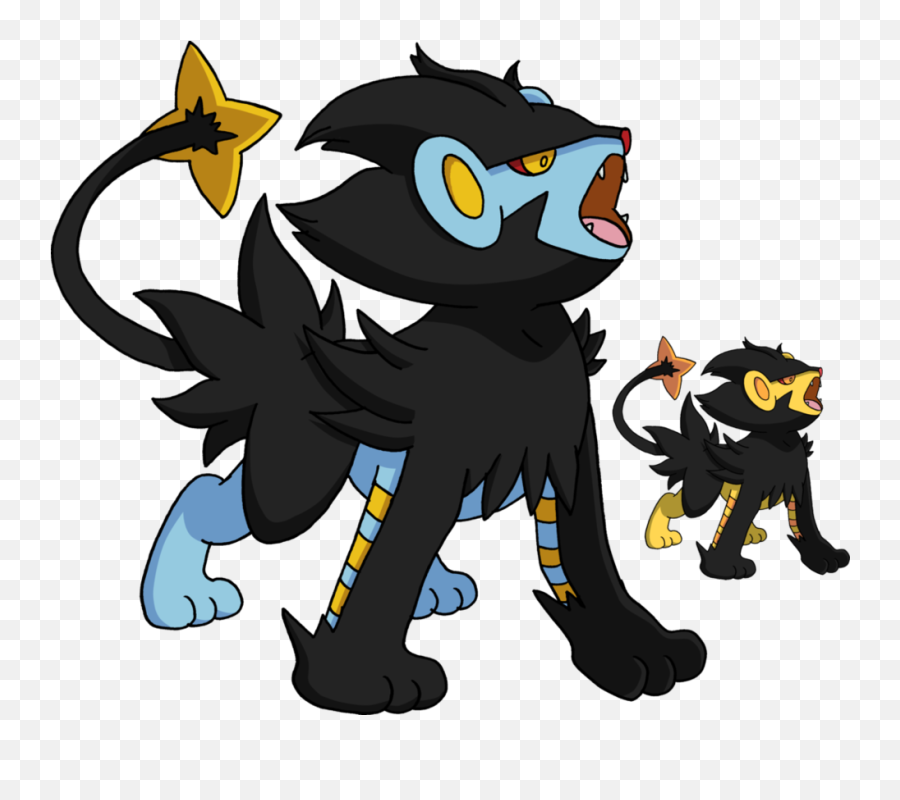 Luxray - Luxray Vs Shiny Luxray Png,Luxray Png