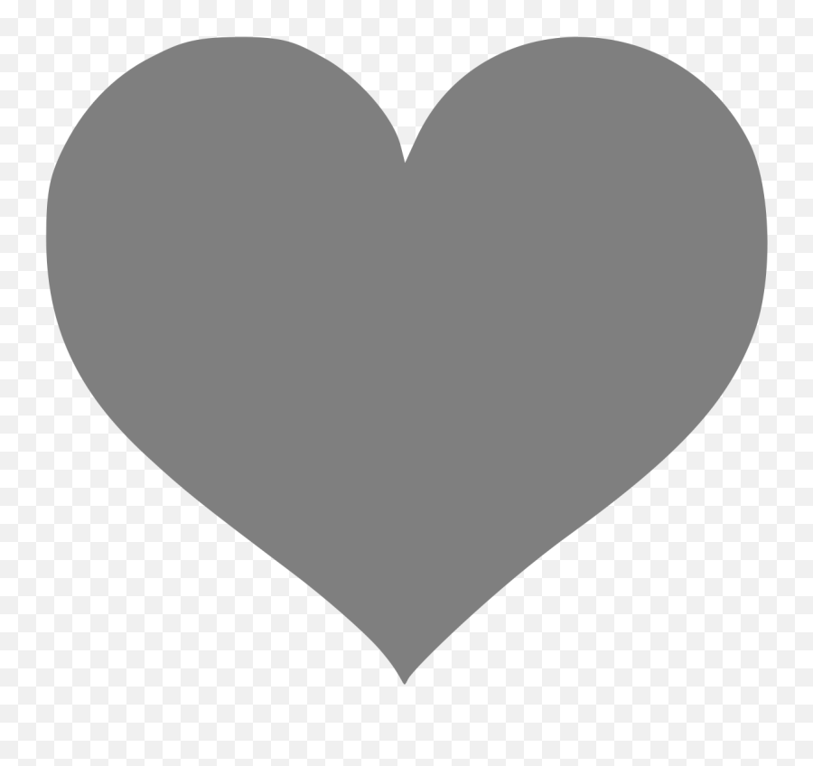 Gray Heart 5 Icon - Free Gray Heart Icons Heart Png,Png Heart