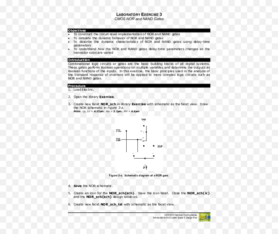 Laboratory Exercise 3 Cmos Nor And Nand - Vertical Png,Change Over Time Gate Icon