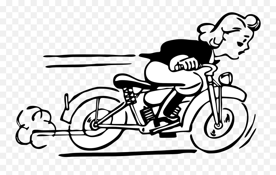 Download Motorbike Drawing - Harley Davidson Women Clipart Png,Motorcycle Clipart Png