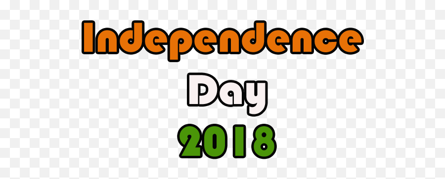 15th August Text Png Happy Independence Day Images - Independence Day Png 2018,Independence Day Png