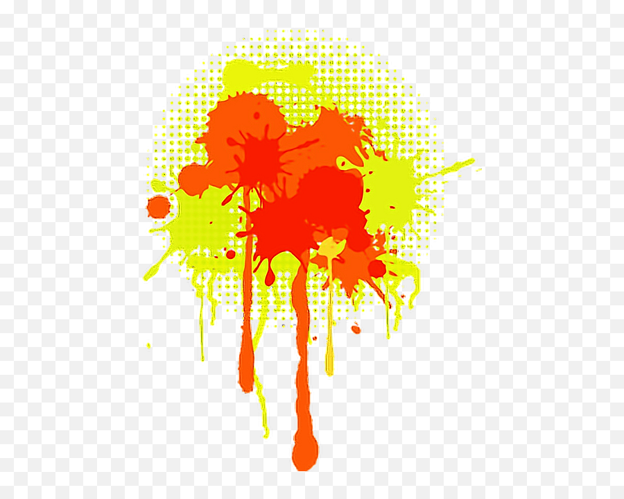 Paint Maret 1982 - Red And Yellow Splash Png,Paint Splat Png