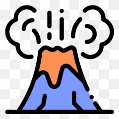 Volcano Free Vector Icons Designed By Freepik - Fungus Anti Mushroom Icon png