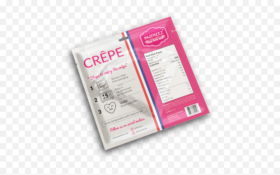 Crêpes Subscription Box Best In The Us Pastreez - Vertical Png,Crepe Icon