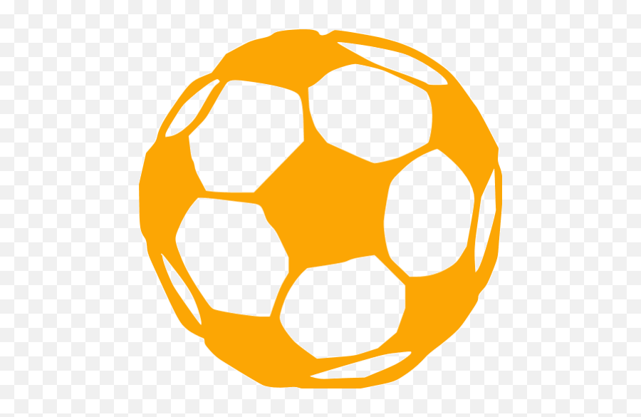 Orange Soccer 2 Icon - Free Orange Sport Icons Guadeloupe National Football Team Logo Png,Soccer Icon Png