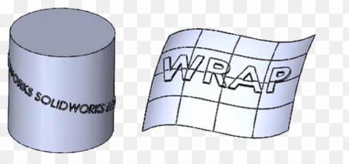 Wrap Feature In Solidworks - Creates Geometry On Any Face Cylinder Png,Draftsight Icon