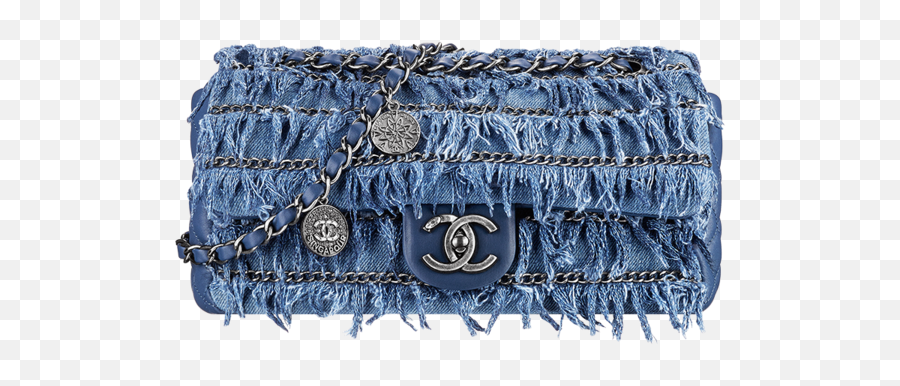 Download Handbag Denim Fashion Jeans Chanel Free Transparent - Transparent Background Fringes Png,Coco Chanel Style Icon