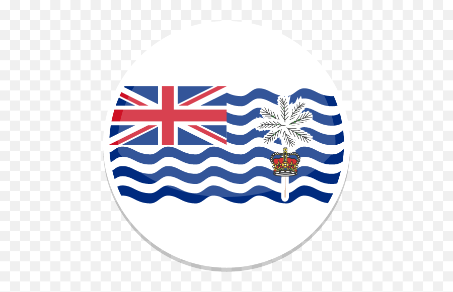 British Indian Ocean Territory Free Icon Of Round World - British Indian Ocean Territory Flag Square Png,American Flag Icon Free