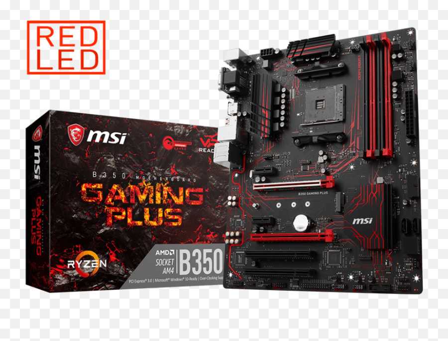 B350 Gaming Plus - Msi B350 Gaming Plus Motherboard Png,Icon Stryker Rig Field Armor