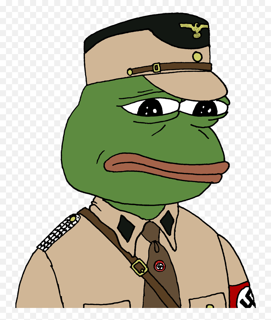 Sad Nazi Pepe Png - Nazi Pepe,Pepe Frog Png
