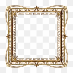 Download Hd Yellow Frame Png - Gold Transparent Square Portable Network Graphics
