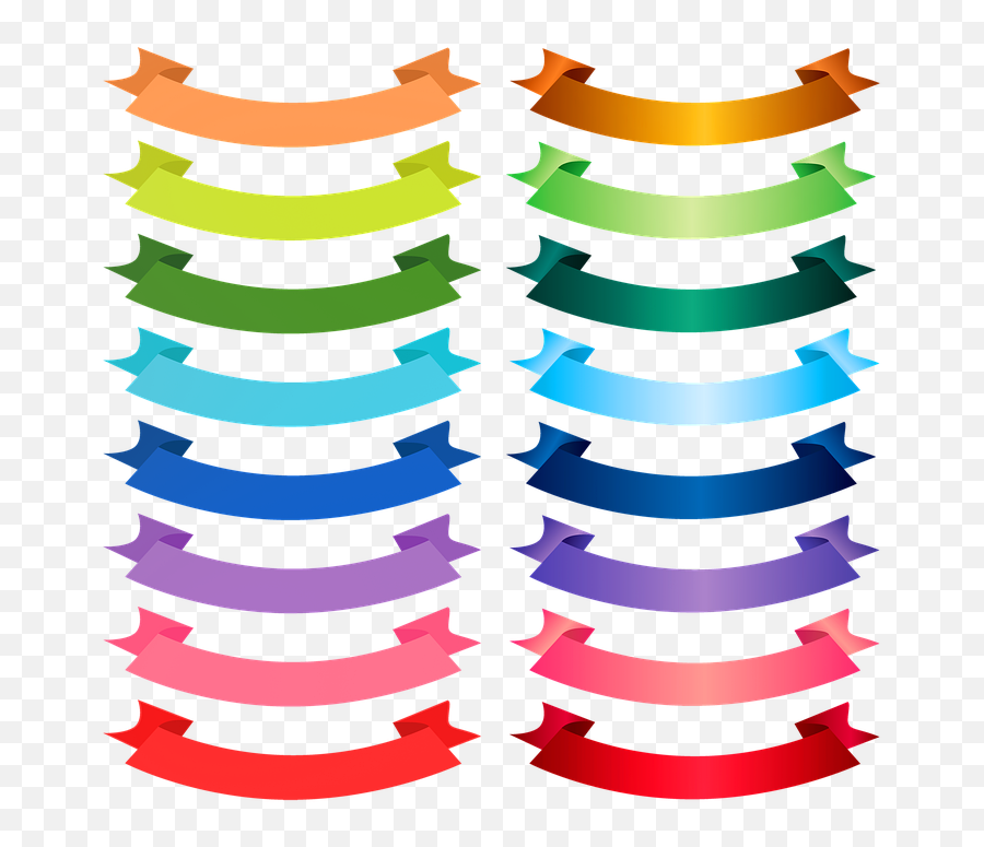 Ribbon Labels Banner - Clip Art Png,Labels Png