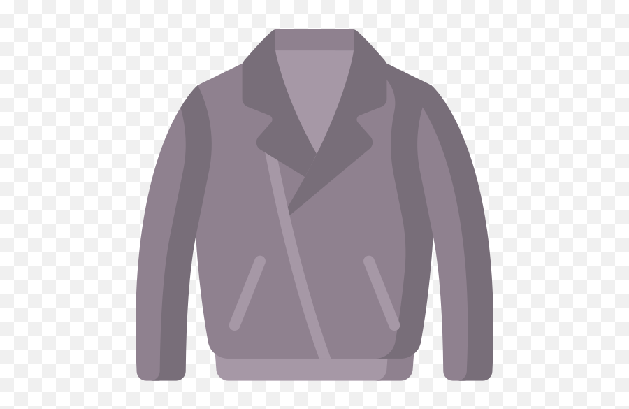 Leather Jacket - Free Fashion Icons Long Sleeve Png,Icon Moto Jacket