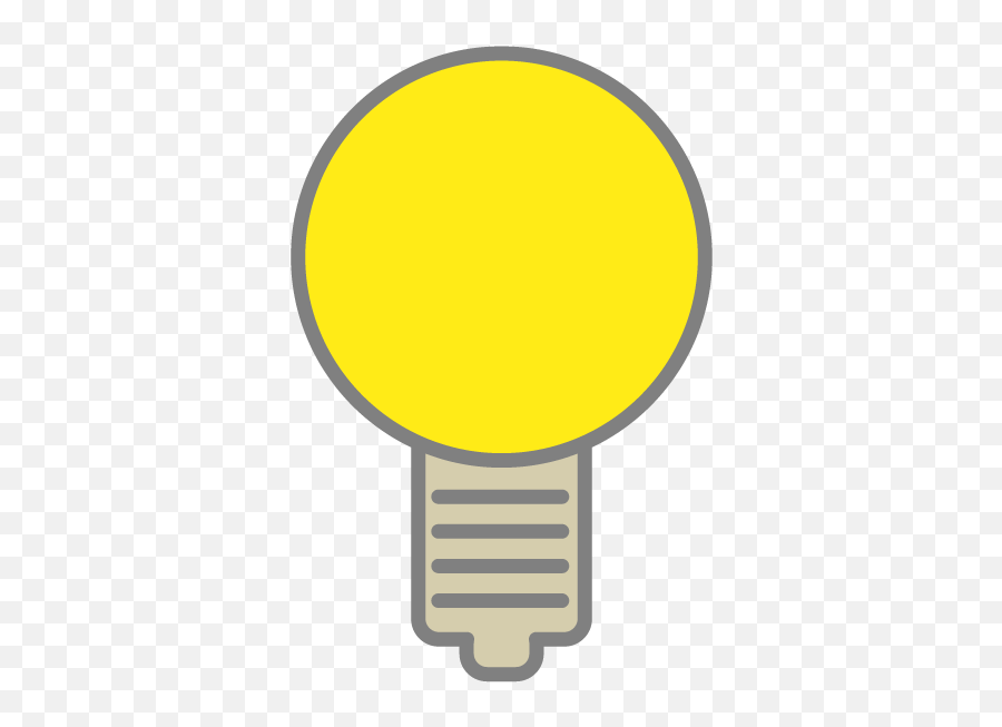 Light Bulb - Icon Free Material Circle Full Size Png Compact Fluorescent Lamp,Yellpow Light Blub Icon