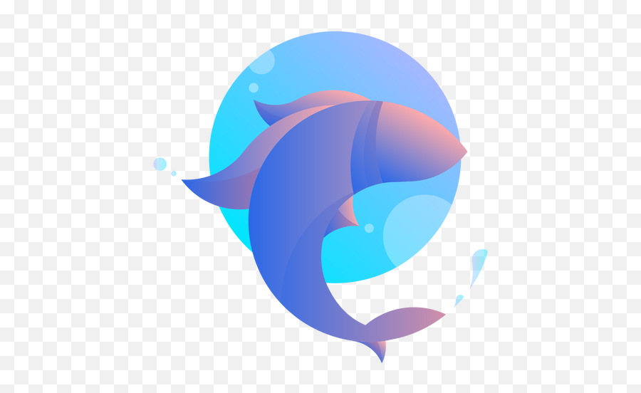 Fish Jumping Logo Transparent Png U0026 Svg Vector - Logo De Pez Degadado,Christian Fish Icon Png