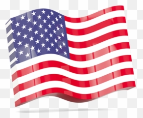Wave Icon Illustration Of Flag United States America - Clip American Flag Waving png