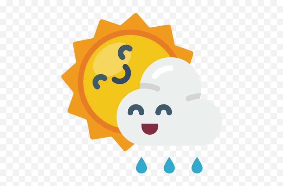 Sunny - Free Weather Icons Weather Today For Kids Png,Cute Weather Icon