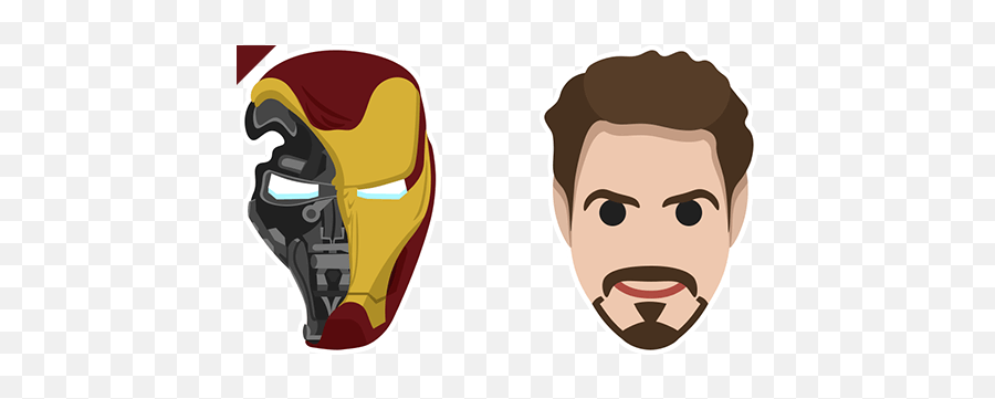 Iron Man Endgame Helmet Tony Stark Cursor U2013 Custom - Cartoon Png,Iron Man Helmet Png