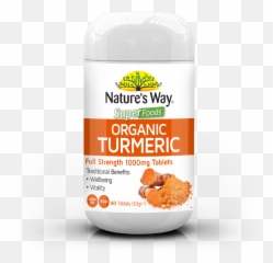 Natureu0027s Way Superfoods Turmeric Tabs 1000mg 60s - Natureu0027s Way Way Organic Turmeric Png,Turmeric Png